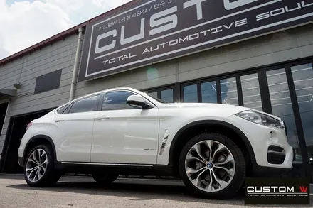 BMW X6 상처난 20인치 다이아몬드 커팅 휠 수리 복원. / 용인 처인구