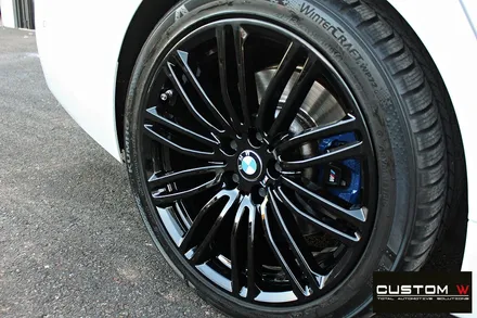 BMW G30 M530i 664M 휠 상처 수리 후 블랙유광 휠도색 / 용인 처인구
