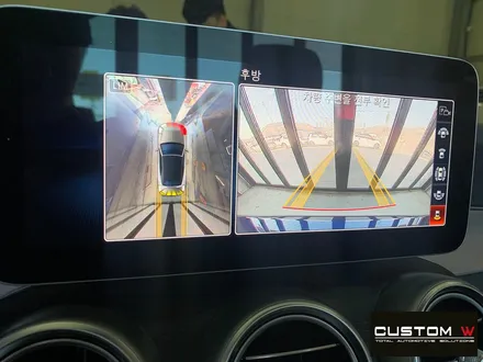 벤츠 W205 C클래스 카브리올레 순정 어라운드뷰 360도카메라 설치. / 용인 처인구
