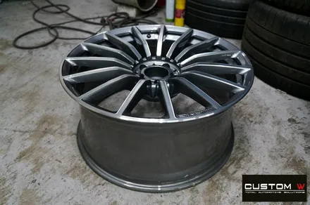 벤츠 GT43 AMG 휠 상처 수리 후 다이아몬드 컷팅 휠복원 / 용인 처인구