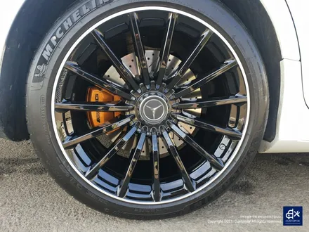 벤츠 GT43 AMG 박리 후 블랙실버 유광 투톤 휠도색 / 용인 처인구