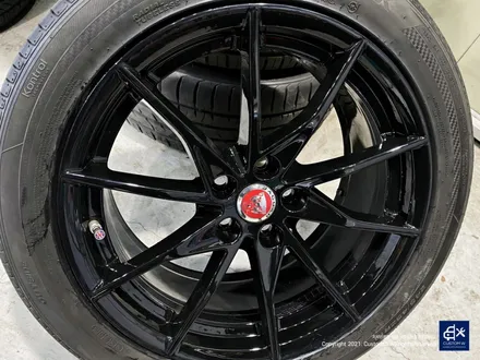 재규어 F타입(F-TYPE) 휠수리 후 블랙유광 휠도색 / 용인 처인구