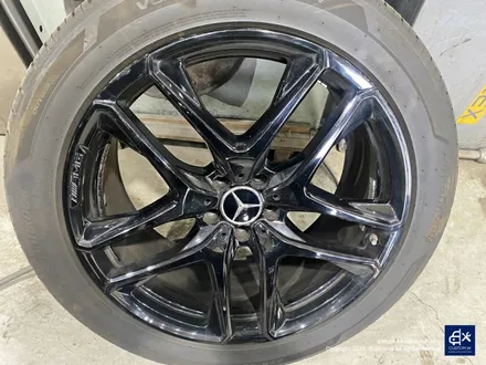 벤츠 GLE53 AMG 휠수리 후 블랙유광 휠도색 / 용인 처인구