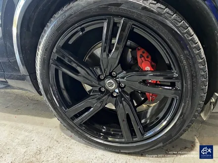 볼보 XC90 휠수리 후 블랙유광 휠도색 / 용인 처인구