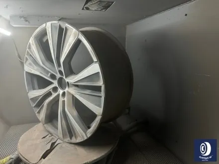 볼보 XC60 20인치 하이그로시 블랙 (검정 유광) 휠 도색 / 용인 처인구