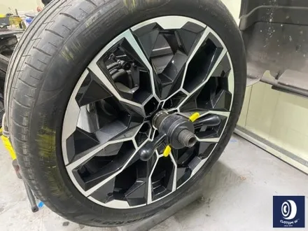 BMW X7 913M 22인치 휠 상처 수리 후, 다이아몬드 커팅 휠 복원 / 용인 처인구