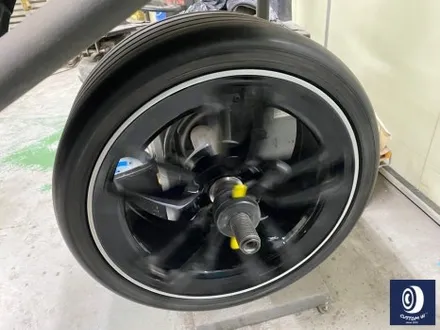 재방문 고객분의 차량 / 벤츠 CLS53AMG 20인치 휠 상처 수리 후, 블랙 + 실버 투톤 유광 휠도색 / 용인 처인구