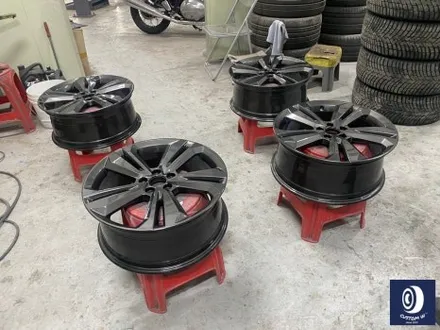 볼보 V60 CC (크로스 컨트리) 휠 상처 수리 후, 건메탈 그레이 휠 도색 / 용인 처인구