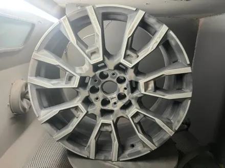 신차 출고 작업 / BMW X5 50e 21인치 915M 제트 블랙 (검정 유광) 휠 도색 / 용인 처인구