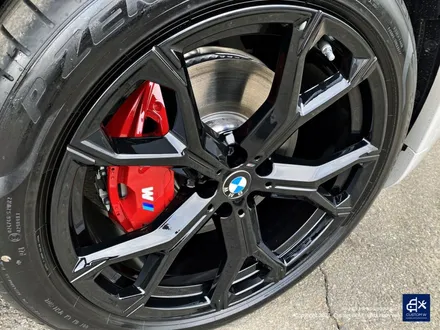 BMW X6 40i 신차 741M 블랙유광 휠도색 + 레드 캘리퍼 도색 / 용인 처인구
