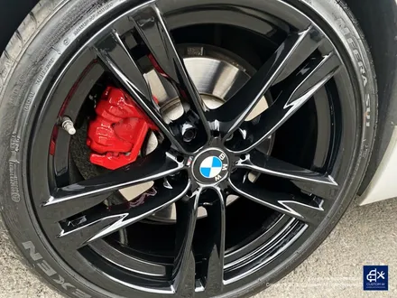 BMW 640d 휠수리 후 블랙유광 휠도색 + 레드 캘리퍼 도색 / 용인 처인구
