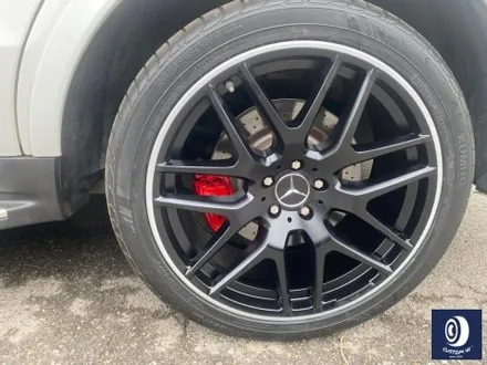 벤츠 GLE63 AMG 휠 도색 불량 재작업 약품 박리 제거 후, 사틴 블랙 + 실버 투톤 휠도색 + 레드 캘리퍼 도색 / 용인 처인구