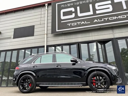 벤츠 GLE53 AMG 블랙 유광 휠도색 + 레드 캘리퍼 도색 / 용인 처인구
