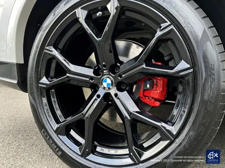 BMW X6 40i 신차 741M 블랙유광 휠도색 + 레드 캘리퍼 도색 / 용인 처인구