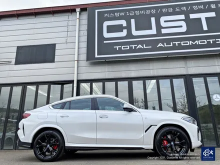 BMW X6 40i 신차 741M 블랙유광 휠도색 + 레드 캘리퍼 도색 / 용인 처인구