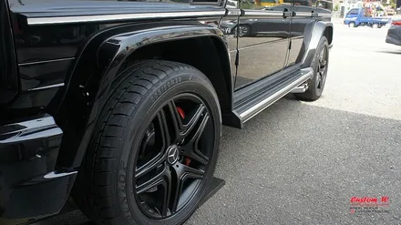벤츠 G63(지바겐) AMG 맷블랙 휠도색으로 더 묵직한 남자의 차로 만들다. / 용인 처인구