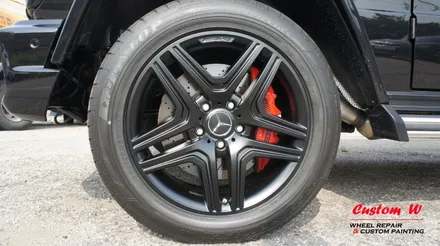 진정한 남자의 차 벤츠 G 63 AMG(지바겐) 맷블랙(블랙무광) 휠도색으로 포스를 업그레이드 하다. / 용인 처인구