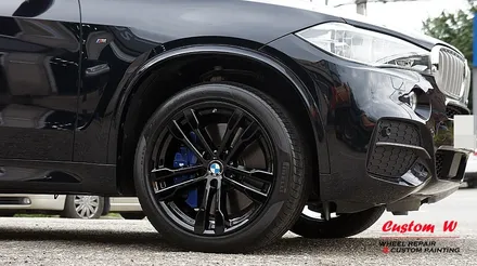 블랙유광 휠도색과 캘리퍼도색으로 BMW X5에 포스를 더하다. / 용인 처인구