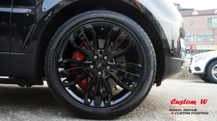 레인지로버 스포츠(Range rover sport) 블랙유광 휠도색으로 포스는 나의 것으로! / 용인 처인구