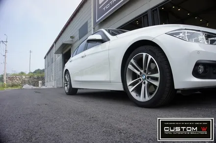 BMW F30 320D 스포츠라인 18인치 휠 상처수리후, 다이아몬드 컷팅 복원. / 용인 처인구