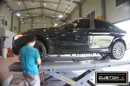 잘못된 휠수리로 고생하신 고객분.. BMW F80 M3 437M 휠복원 작업. / 용인 처인구