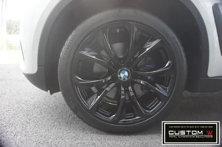 BMW X6 40d 기존 휠도색 차량의 휠수리를 위한 재방문. / 용인 처인구