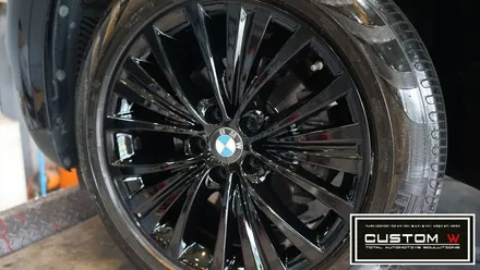 BMW X5 30d 19인치 블랙유광 휠도색. / 용인 처인구