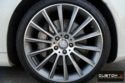 벤츠 W222 S350D 20인치 마차휠 휠상처 수리후, 다이아몬드 컷팅 휠수리 복원. / 용인 처인구