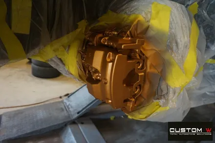 벤츠 C43 AMG 쿠페 하이그로시 블랙 검정 유광 휠도색 그리고 캘리퍼 도색 작업까지.! 커스텀W / 용인 처인구