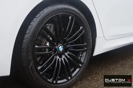 BMW G30 530i 664M 휠 수리 후 블랙유광 휠도색 / 용인 처인구
