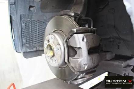 BMW G30 520i 블랙유광 휠도색 + 블루 캘리퍼 도색 / 용인 처인구