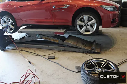 BMW E89 Z4 휠 상처 수리 후 고스트 크롬 휠도색 / 용인 처인구