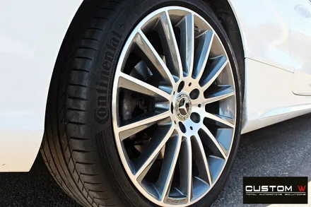 벤츠 C220d 마차휠 다이아몬드 컷팅 휠복원 / 용인 처인구