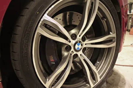 BMW M5 20인치 휠 상처 수리 후 다이아몬드 컷팅 휠복원 / 용인 처인구
