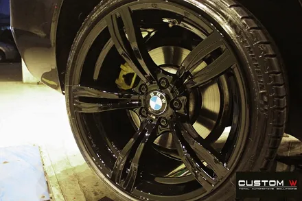BMW F10 530d M5 st 20인치 휠 상처 수리 후 블랙유광 휠도색 / 용인 처인구