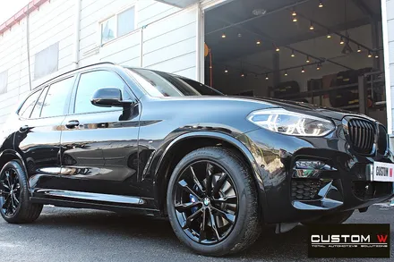BMW X3 30d 20인치 블랙유광 휠도색 / 용인 처인구