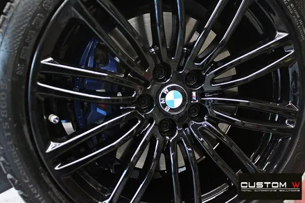BMW 530i 664M 19인치 휠 상처 수리 후 블랙유광 휠도색 / 용인 처인구