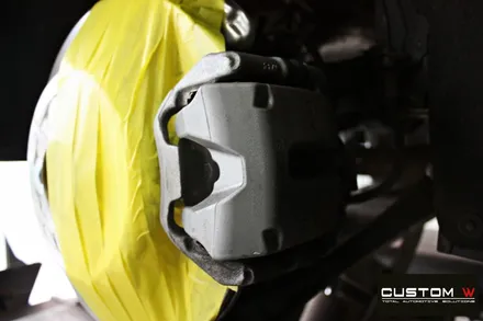 BMW G30 520i 블랙유광 휠도색 + 블루 캘리퍼 도색 / 용인 처인구