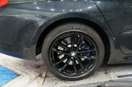 BMW 530i 18인치 휠수리 후 블랙유광 휠도색 / 용인 처인구