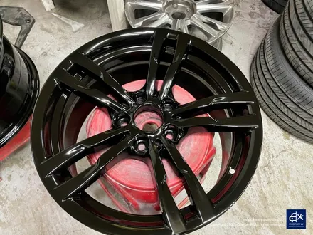 BMW F30 320d 441M 18인치 휠 상처 수리 후 블랙유광 휠도색 / 용인 처인구