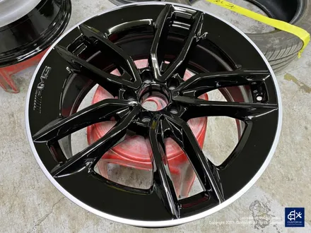 벤츠 E53 AMG 블랙실버 유광 투톤 휠도색 / 용인 처인구