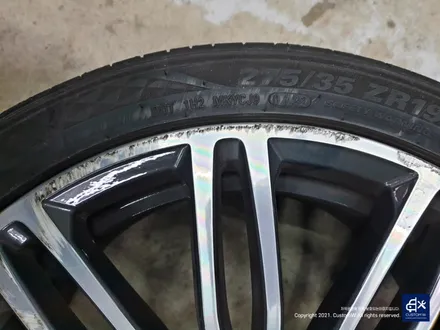 BMW G30 530e 664M 휠수리 후 블랙유광 휠도색 / 용인 처인구