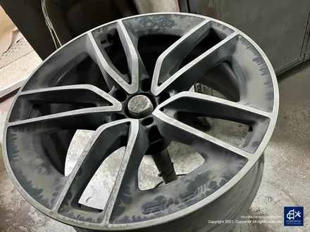 벤츠 CLS53 AMG 블랙실버 투톤 유광 휠도색 + 레드 캘리퍼 도색 / 용인 처인구