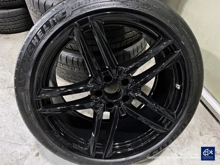 벤츠 E63 AMG 휠 교환 후 블랙유광 휠도색 / 용인 처인구