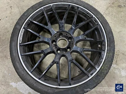 벤츠 C63 AMG 휠수리 후 투톤 유광 휠도색 / 용인 처인구