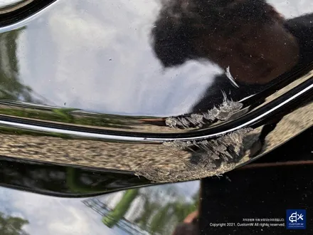 볼보 XC90 휠수리 후 블랙유광 휠도색 / 용인 처인구