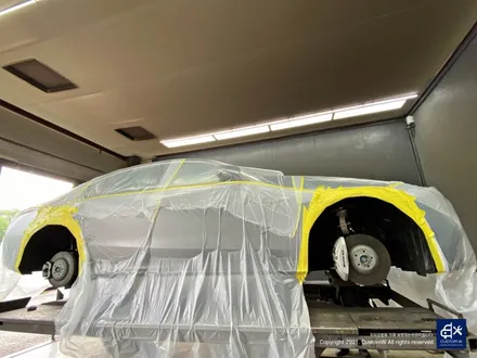 벤츠 CLS53 AMG 투톤 유광 휠도색 + 레드 캘리퍼 도색 / 용인 처인구