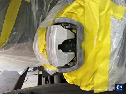 벤츠 E53 AMG 휠수리 후 블랙 실버 투톤 무광 휠도색 + 레드 캘리퍼 도색 / 용인 처인구