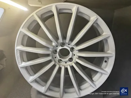 벤츠 GT43 AMG 잘못된 휠수리 약품 박리 제거 후 건메탈 무광 휠도색 / 용인 처인구
