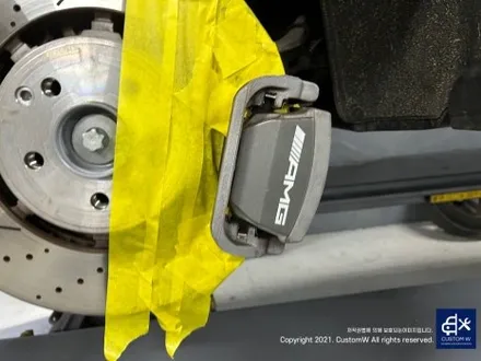벤츠 GLE53 AMG 블랙 유광 휠도색 그리고 레드 캘리퍼 도색까지_! 완벽한 컬러 밸런스_! / 용인 처인구